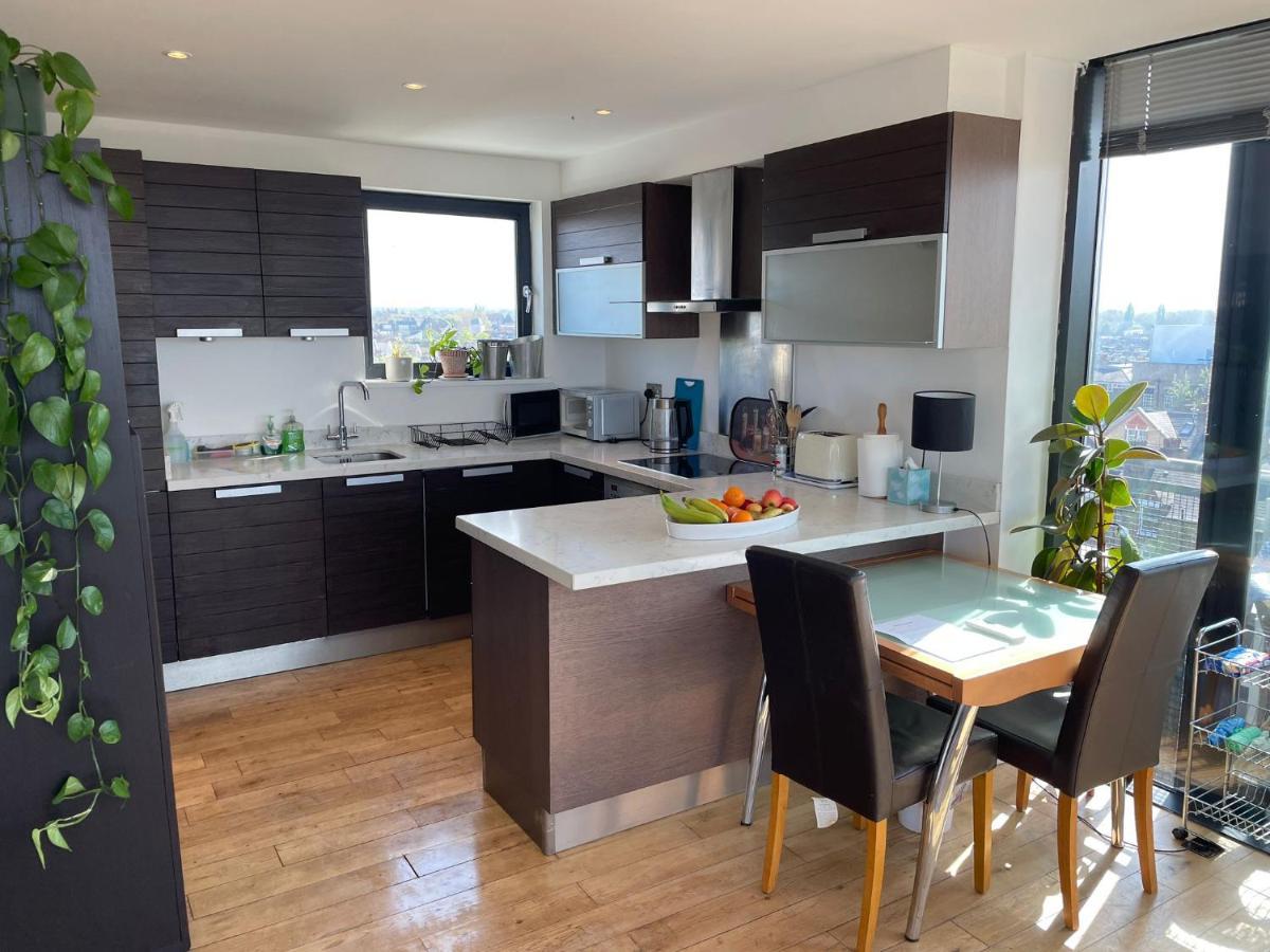 Penthouse In Battersea Amazing Views Of Londonアパートメント エクステリア 写真