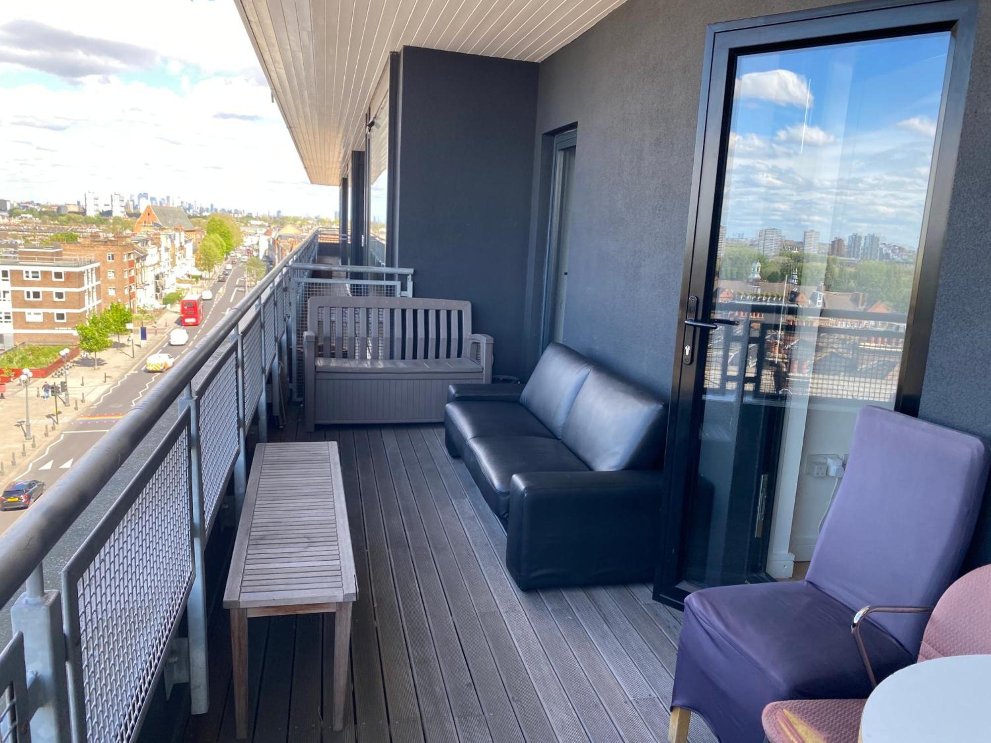 Penthouse In Battersea Amazing Views Of Londonアパートメント エクステリア 写真